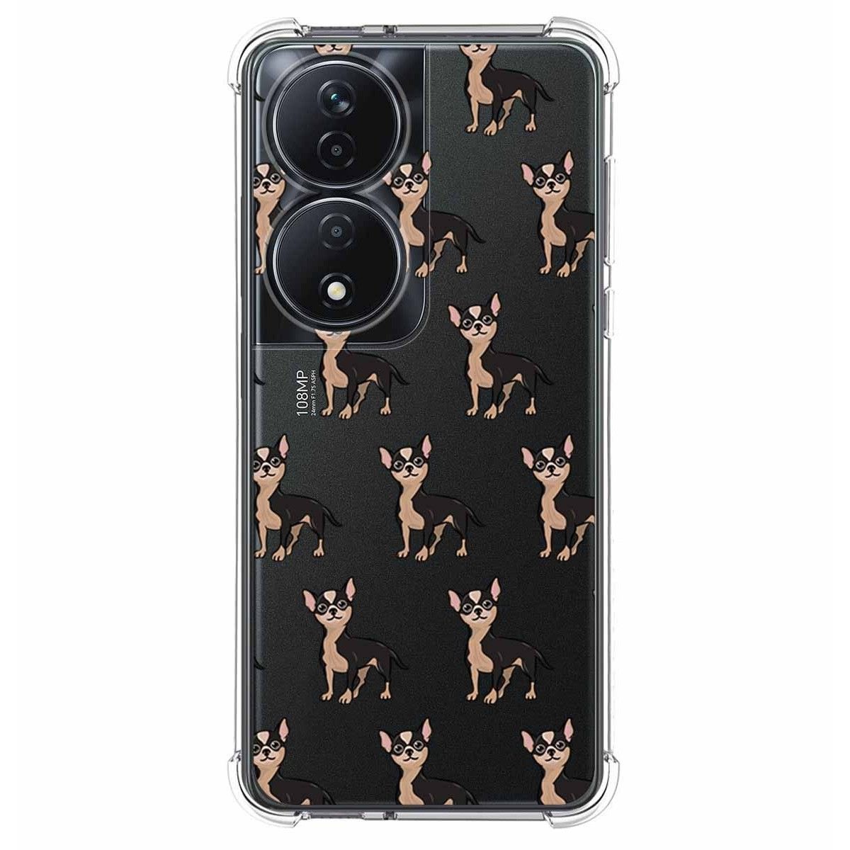 Funda Silicona Antigolpes para Huawei Honor X7b diseño Perros 11 Dibujos