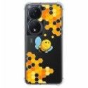 Funda Silicona Antigolpes para Huawei Honor 90 Smart 5G diseño Abeja Dibujos