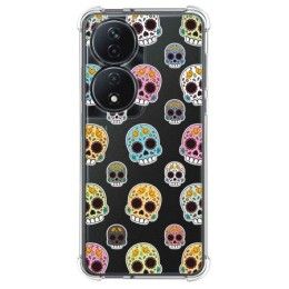 Funda Silicona Antigolpes para Huawei Honor 90 Smart 5G diseño Catrina Dibujos
