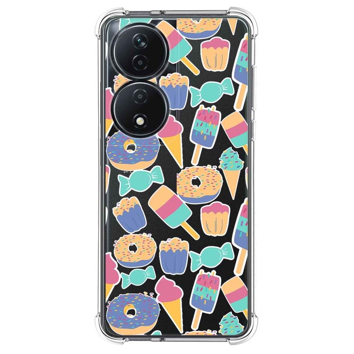 Funda Silicona Antigolpes para Huawei Honor 90 Smart 5G diseño Dulces 02 Dibujos
