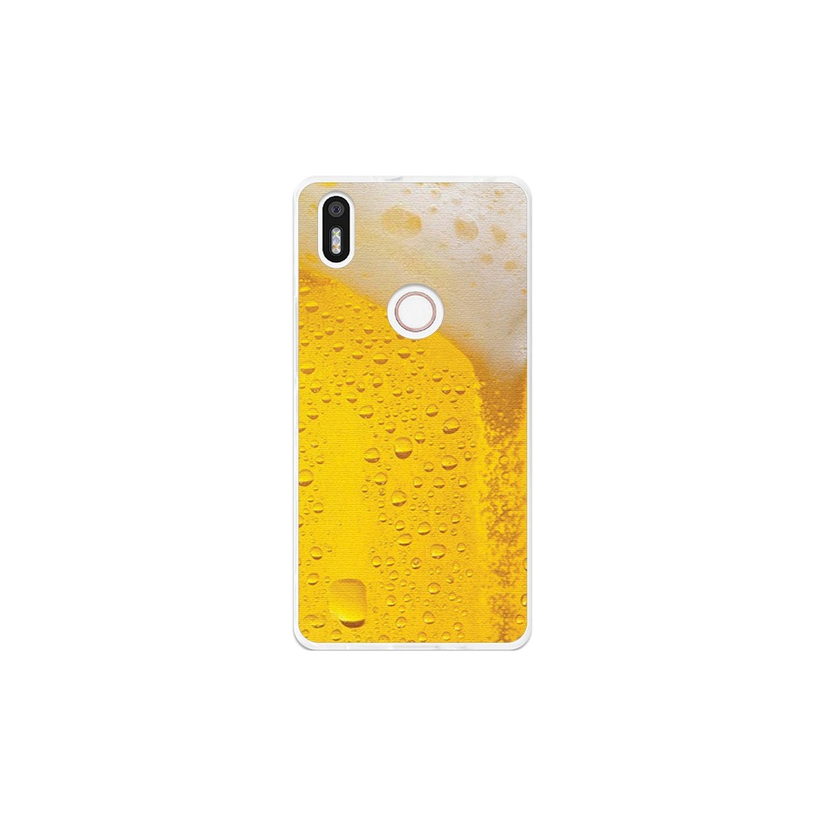 Funda Gel Tpu para Bq Aquaris X5 Plus Diseño Cerveza Dibujos