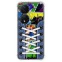 Funda Silicona Antigolpes para Huawei Honor 90 Smart 5G diseño Zapatillas 14 Dibujos