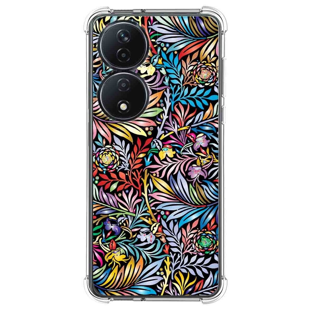 Funda Silicona Antigolpes para Huawei Honor 90 Smart 5G diseño Flores 04 Dibujos