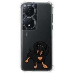 Funda Silicona Antigolpes para Huawei Honor 90 Smart 5G diseño Perros 04 Dibujos