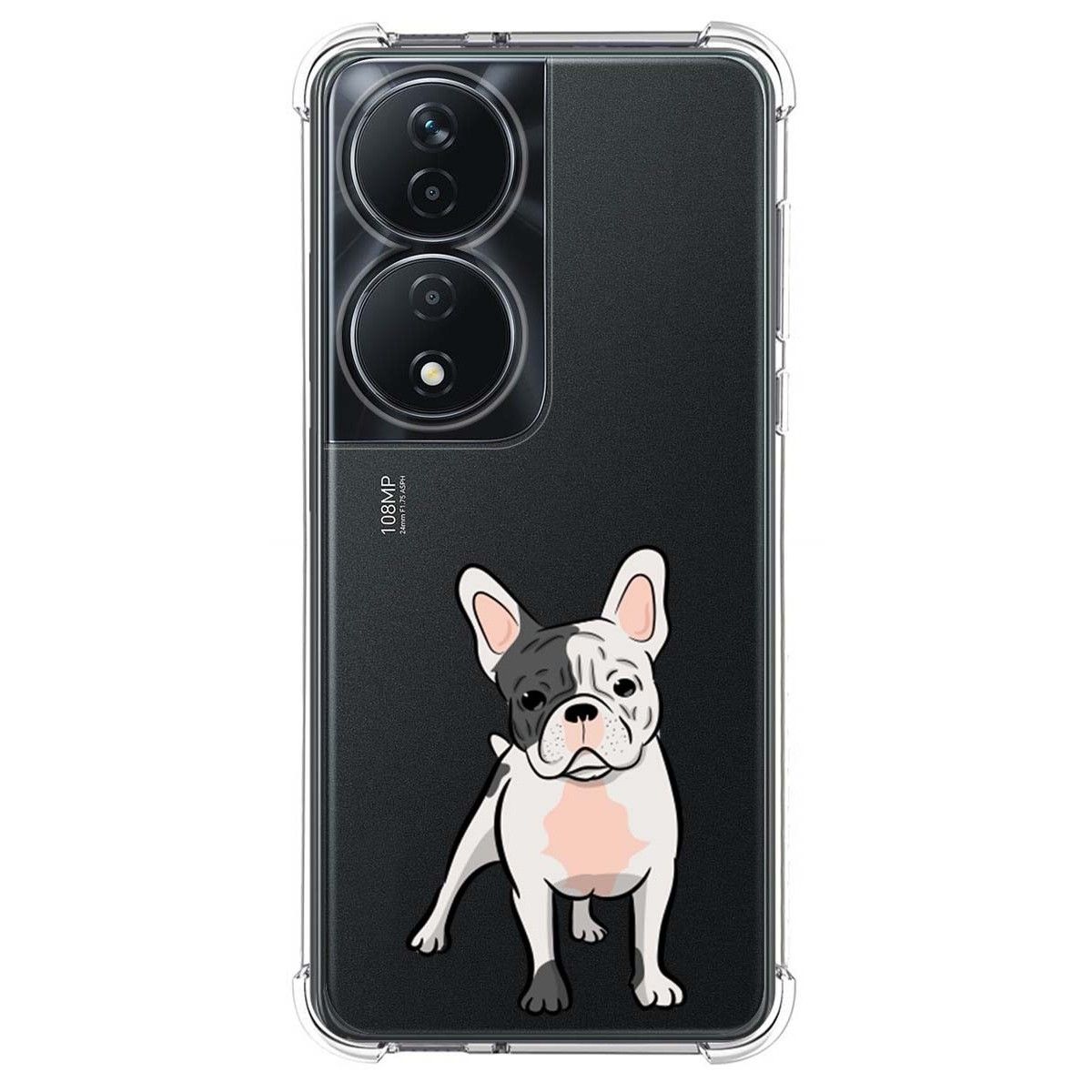 Funda Silicona Antigolpes para Huawei Honor 90 Smart 5G diseño Perros 06 Dibujos