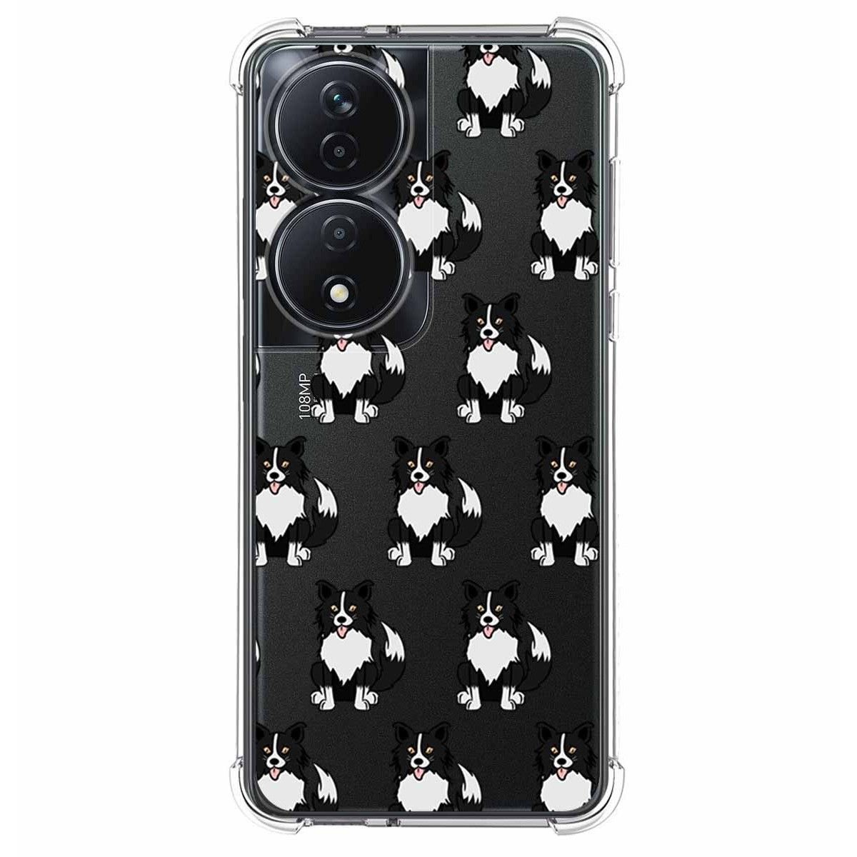 Funda Silicona Antigolpes para Huawei Honor 90 Smart 5G diseño Perros 07 Dibujos