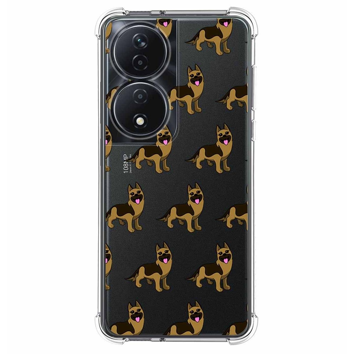 Funda Silicona Antigolpes para Huawei Honor 90 Smart 5G diseño Perros 09 Dibujos