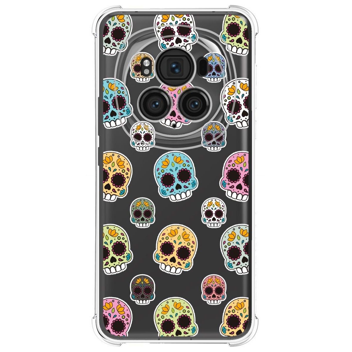 Funda Silicona Antigolpes para Huawei Honor Magic 6 Pro 5G diseño Catrina Dibujos