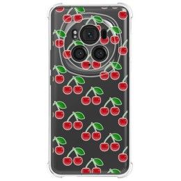 Funda Silicona Antigolpes para Huawei Honor Magic 6 Pro 5G diseño Cerezas Dibujos