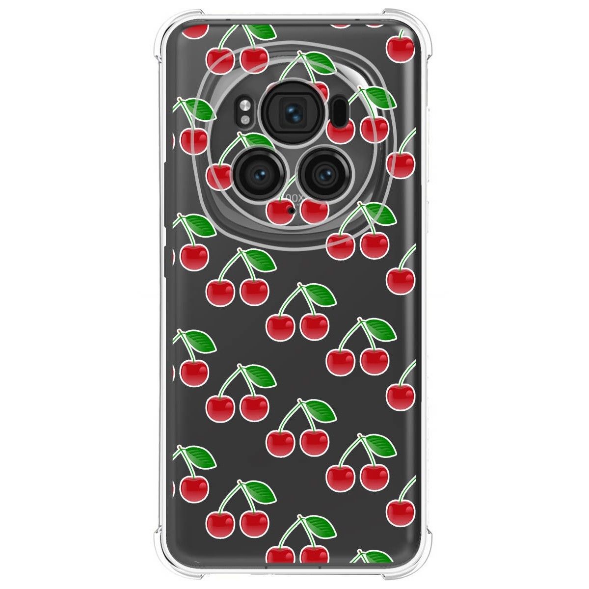 Funda Silicona Antigolpes para Huawei Honor Magic 6 Pro 5G diseño Cerezas Dibujos