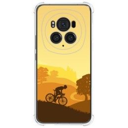 Funda Silicona Antigolpes para Huawei Honor Magic 6 Pro 5G diseño Ciclista Dibujos