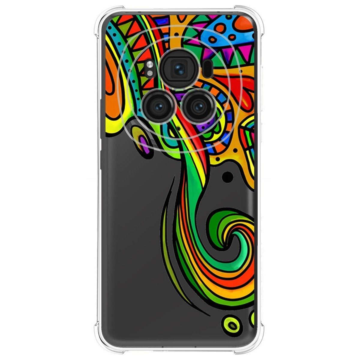 Funda Silicona Antigolpes para Huawei Honor Magic 6 Pro 5G diseño Colores Dibujos