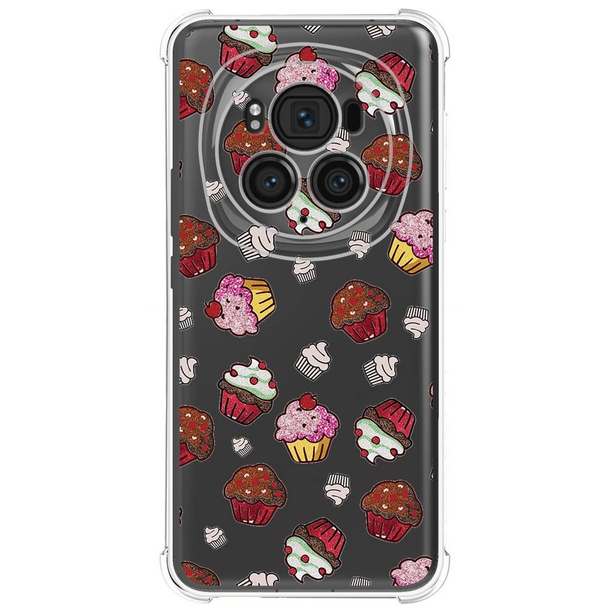 Funda Silicona Antigolpes para Huawei Honor Magic 6 Pro 5G diseño Muffins Dibujos