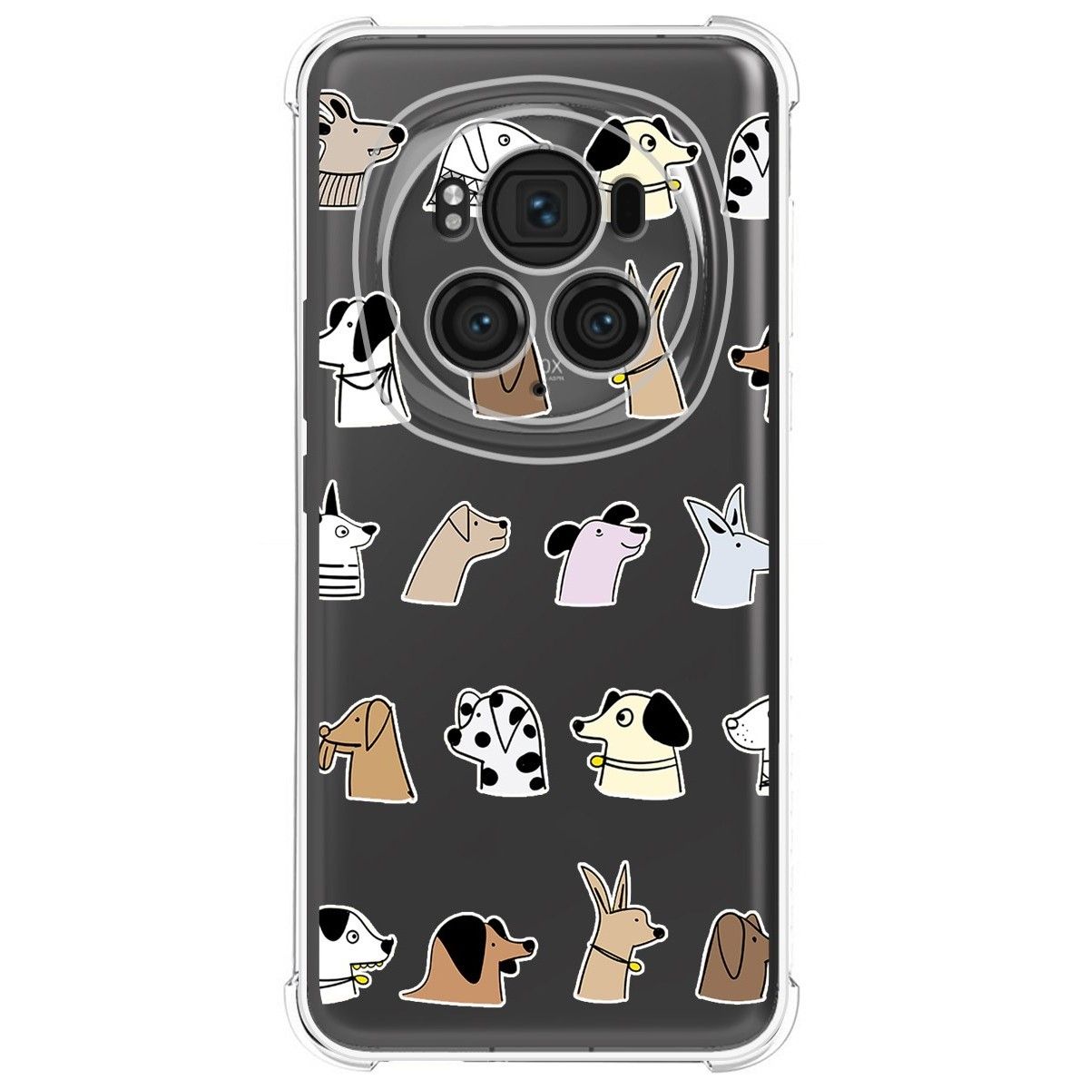 Funda Silicona Antigolpes para Huawei Honor Magic 6 Pro 5G diseño Perros Dibujos