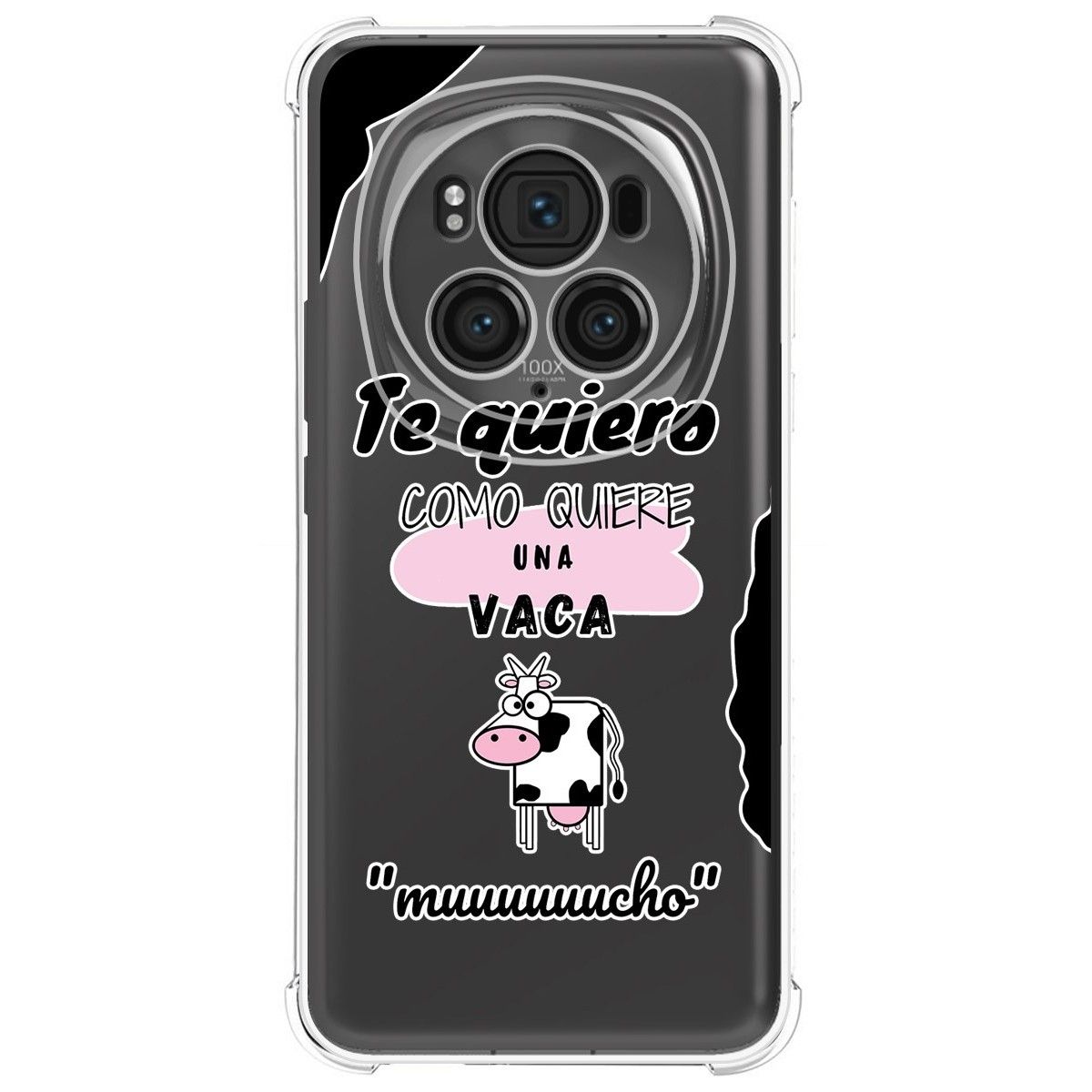 Funda Silicona Antigolpes para Huawei Honor Magic 6 Pro 5G diseño Vaca Dibujos