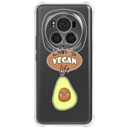 Funda Silicona Antigolpes para Huawei Honor Magic 6 Pro 5G diseño Vegan Life Dibujos