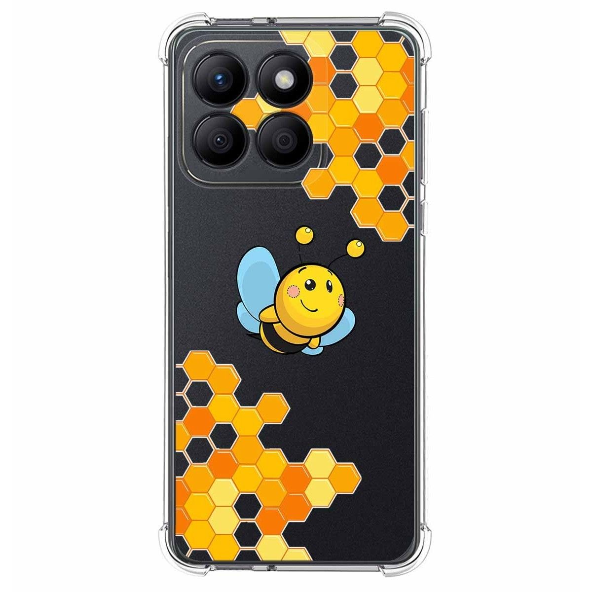 Funda Silicona Antigolpes para Huawei Honor X8b diseño Abeja Dibujos