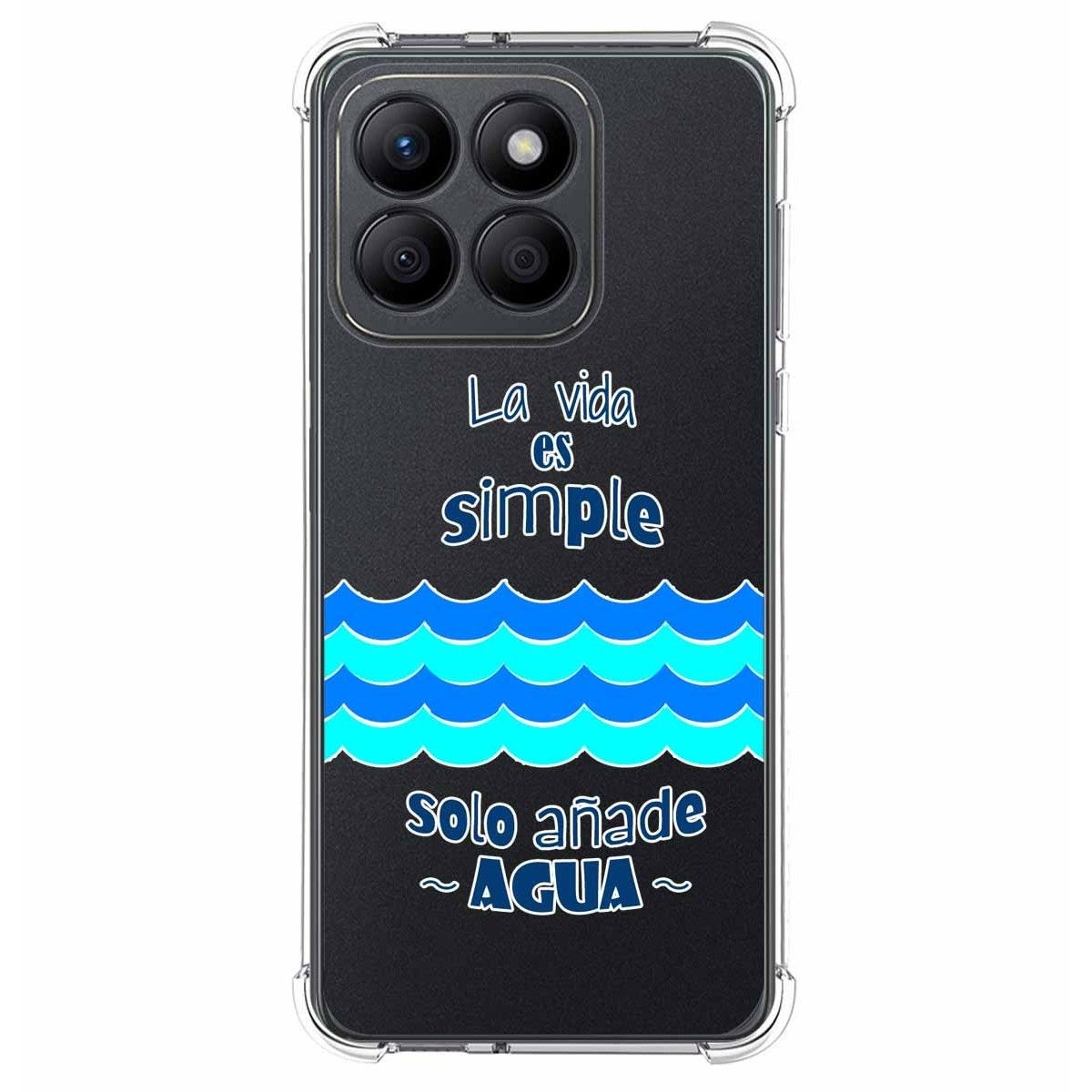 Funda Silicona Antigolpes para Huawei Honor X8b diseño Agua Dibujos