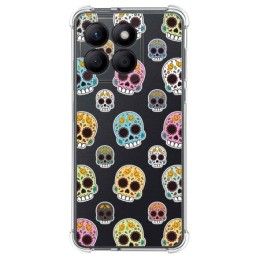 Funda Silicona Antigolpes para Huawei Honor X8b diseño Catrina Dibujos