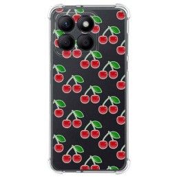 Funda Silicona Antigolpes para Huawei Honor X8b diseño Cerezas Dibujos