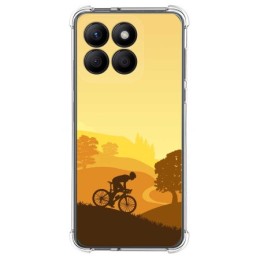 Funda Silicona Antigolpes para Huawei Honor X8b diseño Ciclista Dibujos