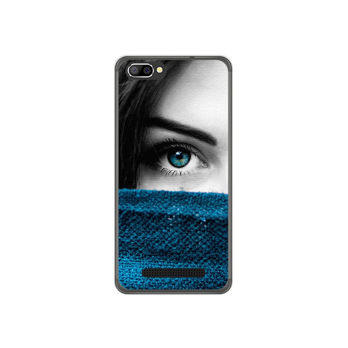 Funda Gel Tpu para Doogee X20 / X20L Diseño Ojo Dibujos