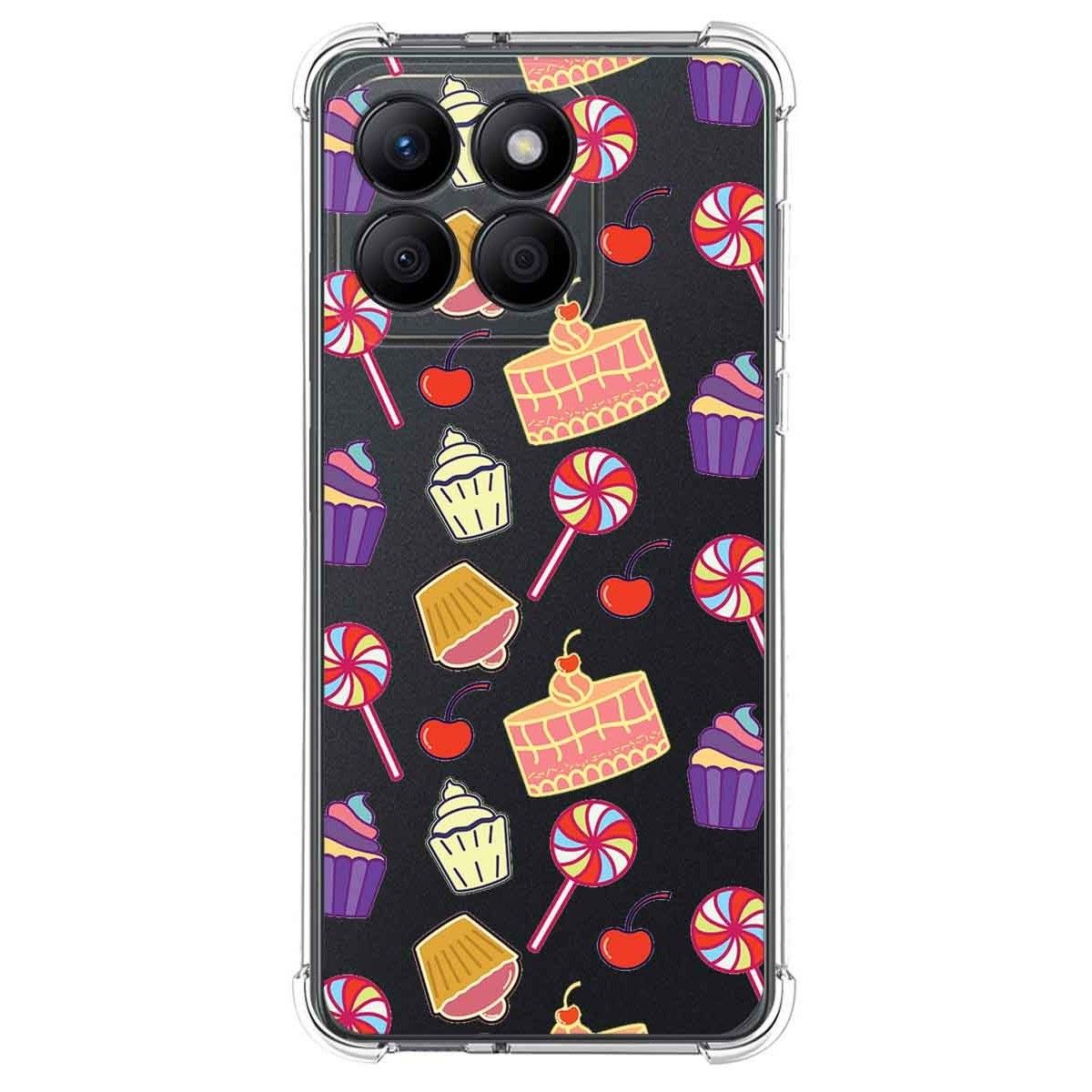Funda Silicona Antigolpes para Huawei Honor X8b diseño Dulces 01 Dibujos