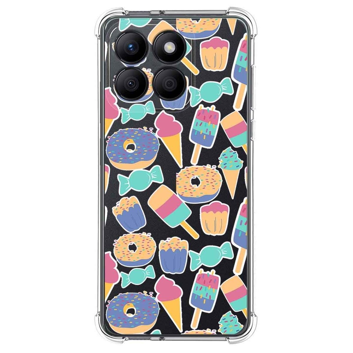 Funda Silicona Antigolpes para Huawei Honor X8b diseño Dulces 02 Dibujos