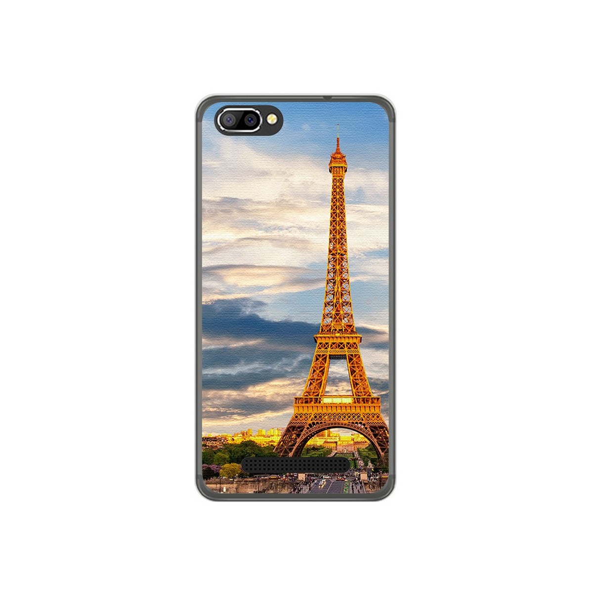 Funda Gel Tpu para Doogee X20 / X20L Diseño Paris Dibujos