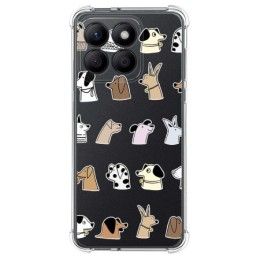 Funda Silicona Antigolpes para Huawei Honor X8b diseño Perros Dibujos