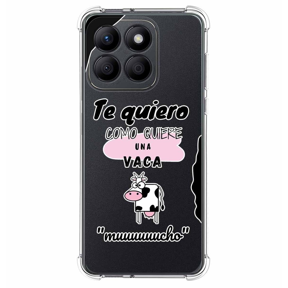 Funda Silicona Antigolpes para Huawei Honor X8b diseño Vaca Dibujos