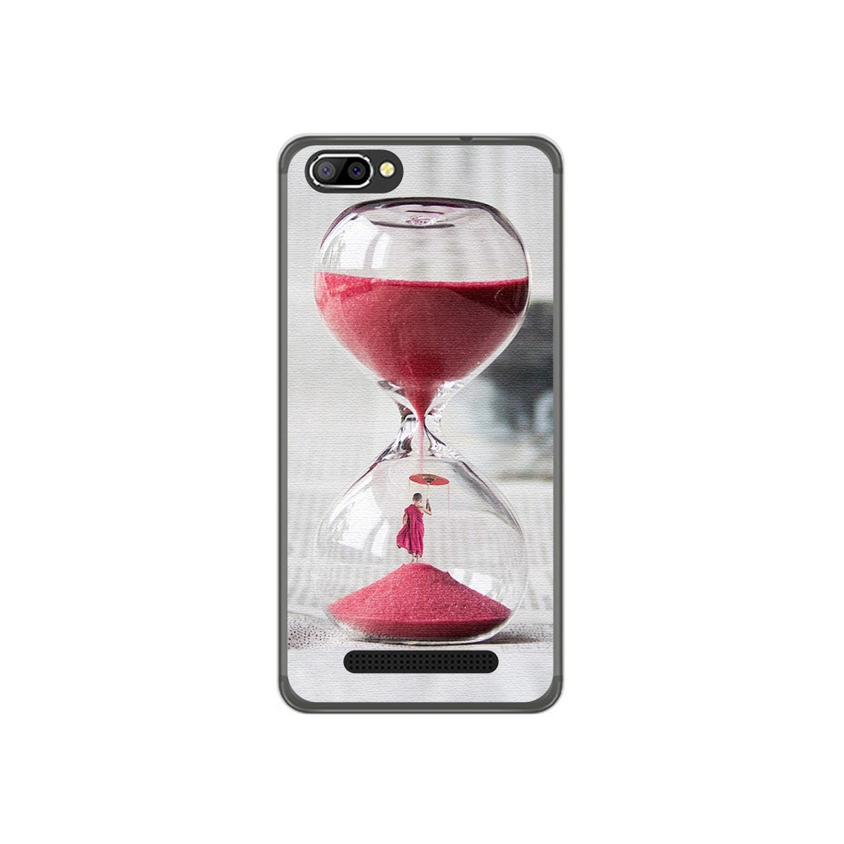 Funda Gel Tpu para Doogee X20 / X20L Diseño Reloj Dibujos