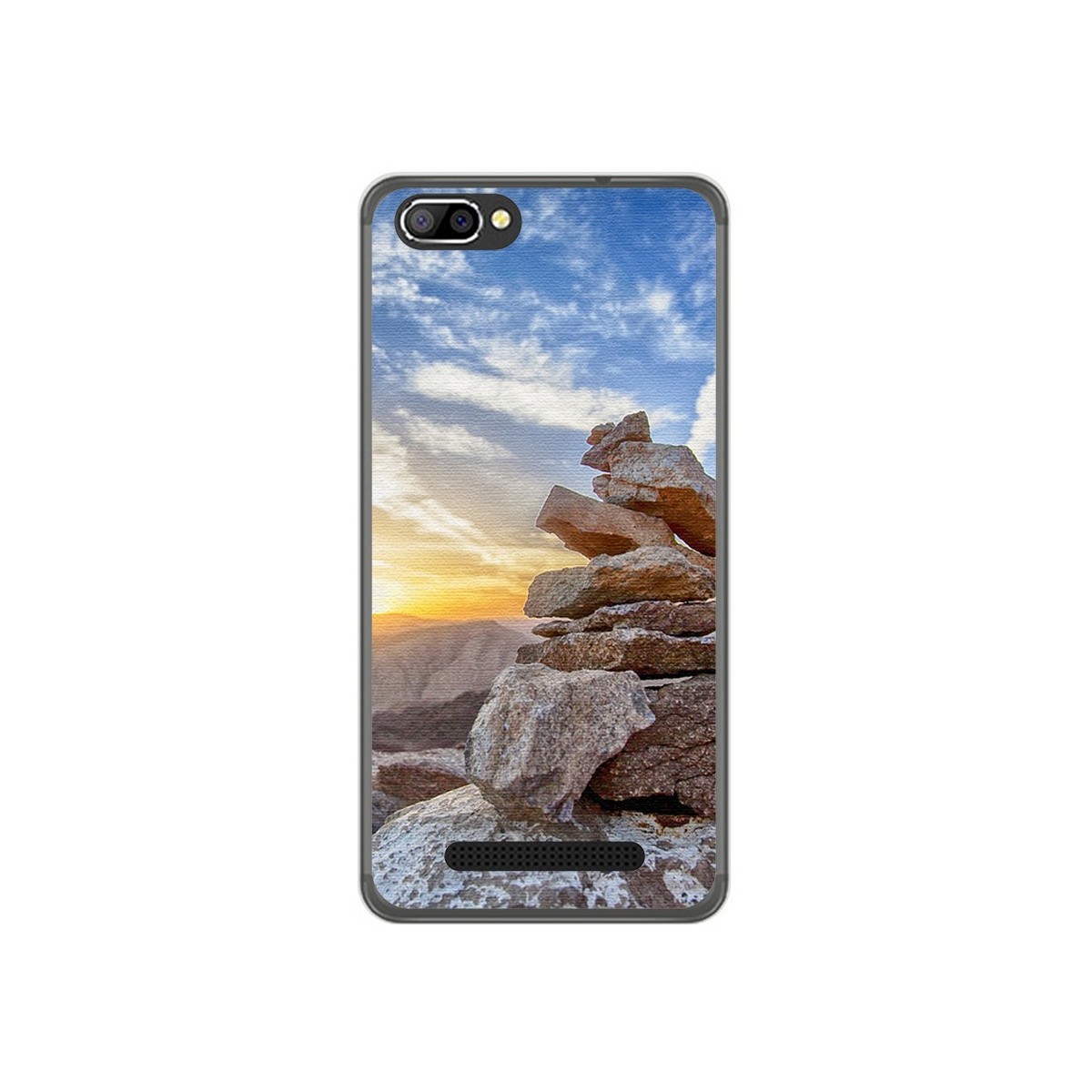 Funda Gel Tpu para Doogee X20 / X20L Diseño Sunset Dibujos