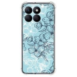 Funda Silicona Antigolpes para Huawei Honor X8b diseño Flores 03 Dibujos