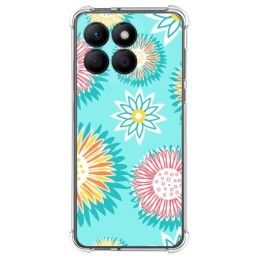 Funda Silicona Antigolpes para Huawei Honor X8b diseño Flores 05 Dibujos