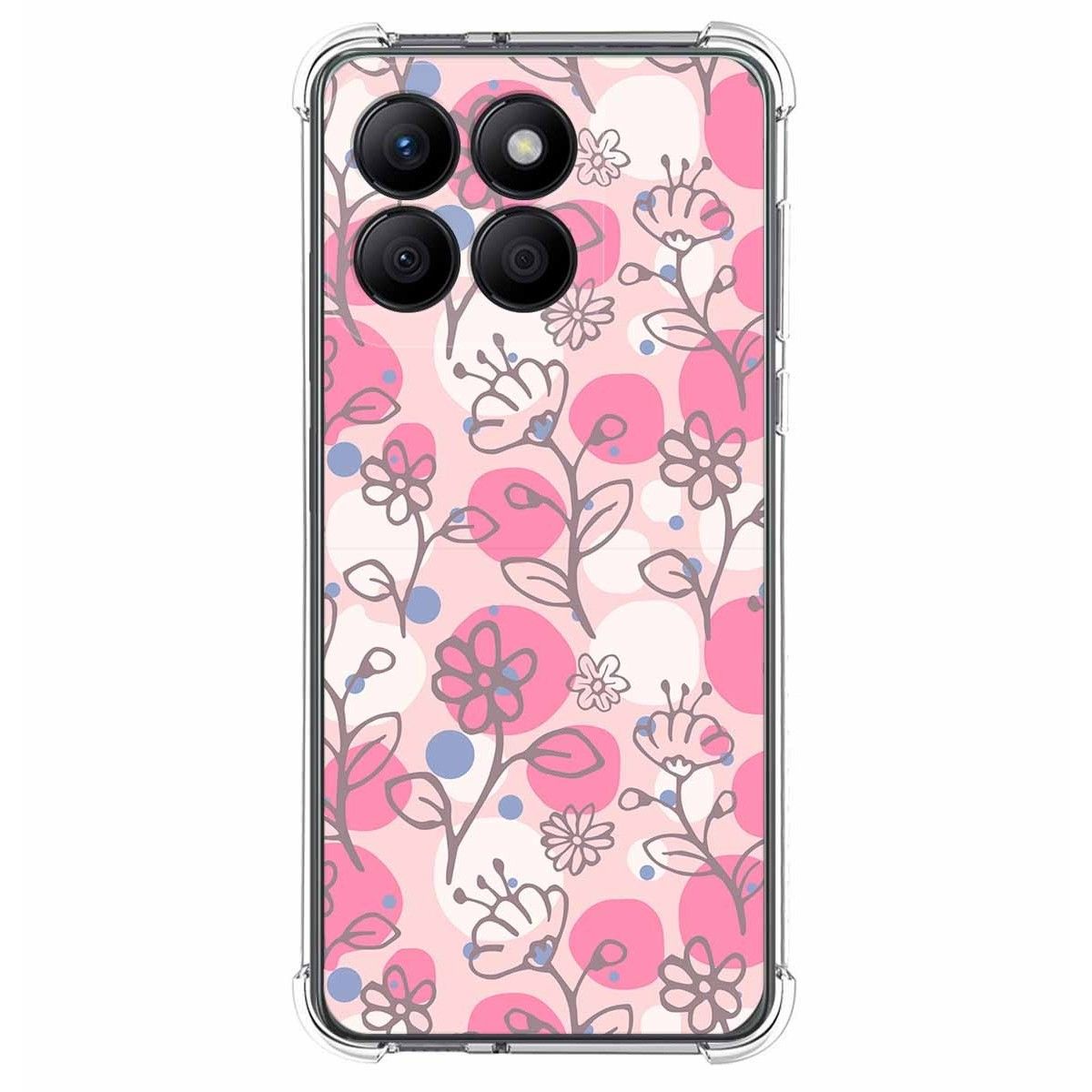 Funda Silicona Antigolpes para Huawei Honor X8b diseño Flores 07 Dibujos