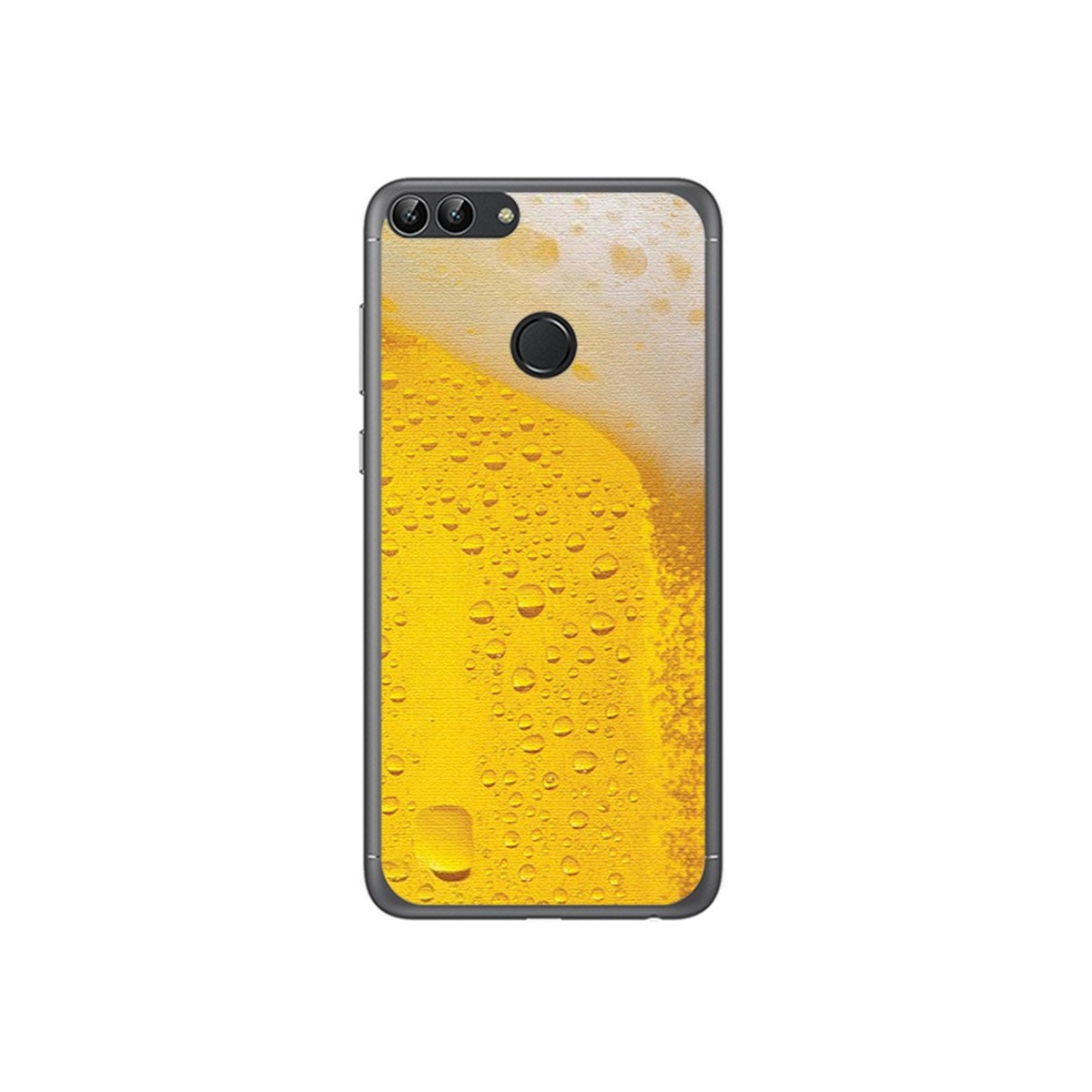 Funda Gel Tpu para Huawei P Smart Diseño Cerveza Dibujos