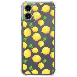Funda Silicona Antigolpes para Motorola Moto G34 5G diseño Limones Dibujos