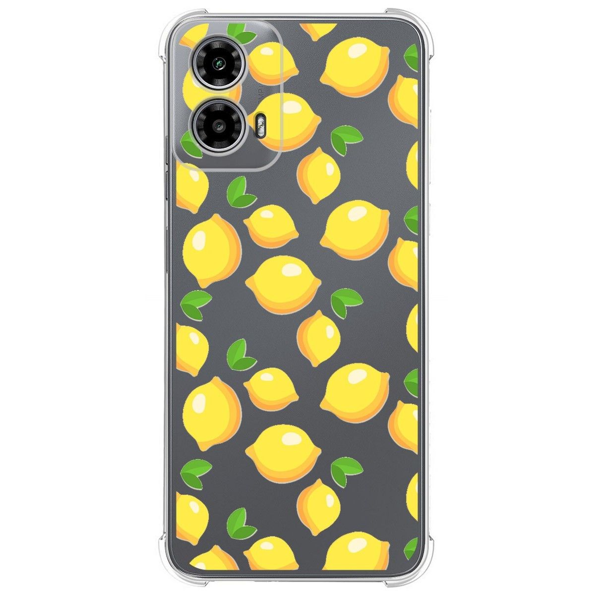 Funda Silicona Antigolpes para Motorola Moto G34 5G diseño Limones Dibujos
