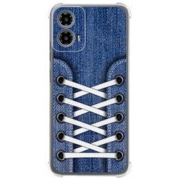 Funda Silicona Antigolpes para Motorola Moto G34 5G diseño Zapatillas 01 Dibujos