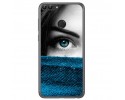 Funda Gel Tpu para Huawei P Smart Diseño Ojo Dibujos