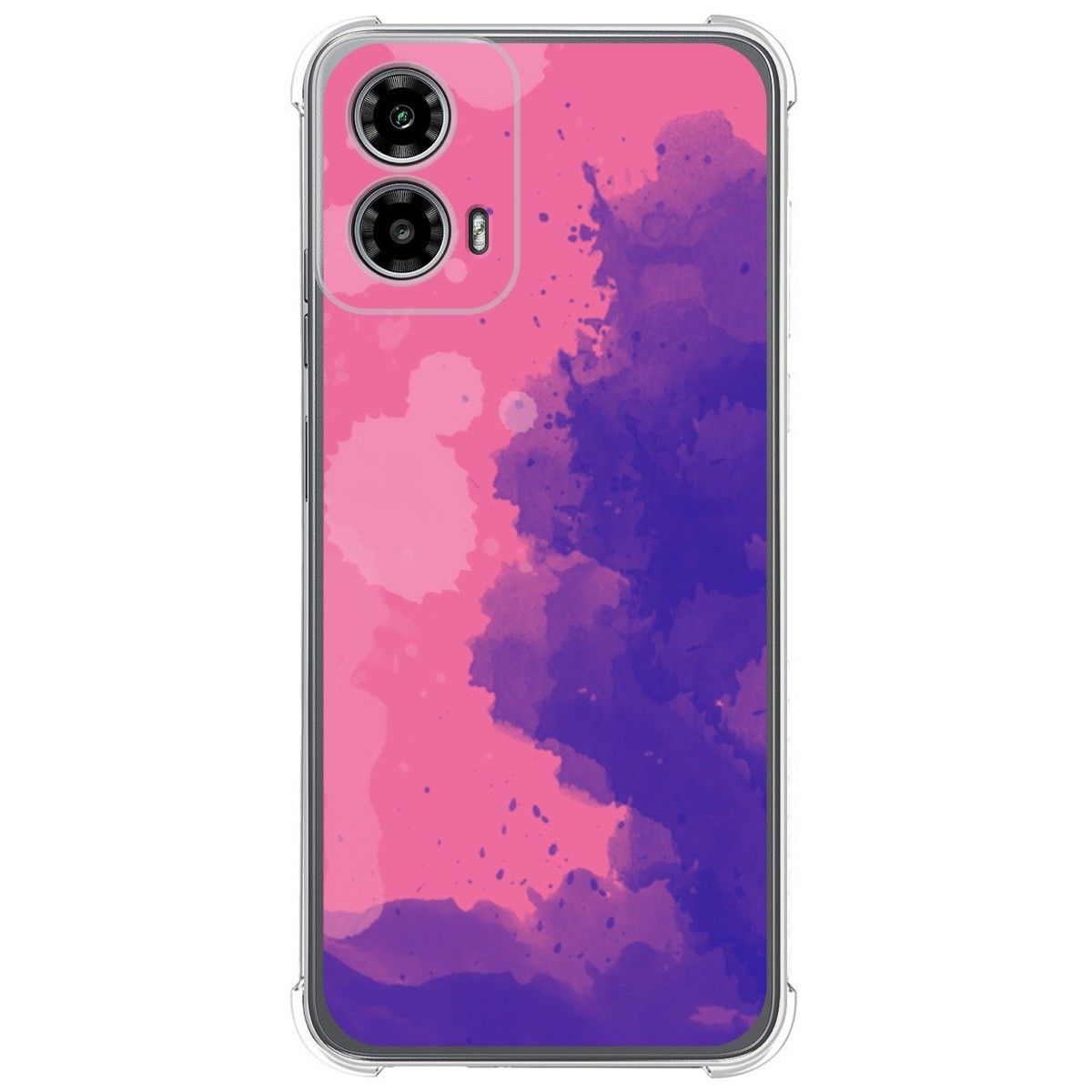 Funda Silicona Antigolpes para Motorola Moto G34 5G diseño Acuarela 07 Dibujos