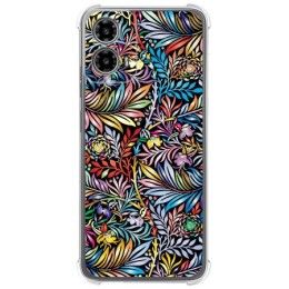 Funda Silicona Antigolpes para Motorola Moto G34 5G diseño Flores 04 Dibujos
