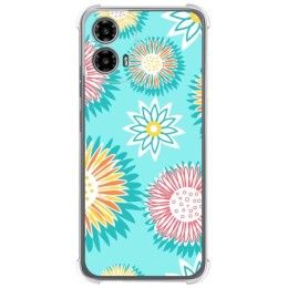 Funda Silicona Antigolpes para Motorola Moto G34 5G diseño Flores 05 Dibujos