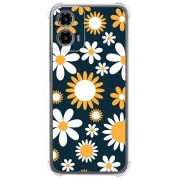 Funda Silicona Antigolpes para Motorola Moto G34 5G diseño Flores 08 Dibujos