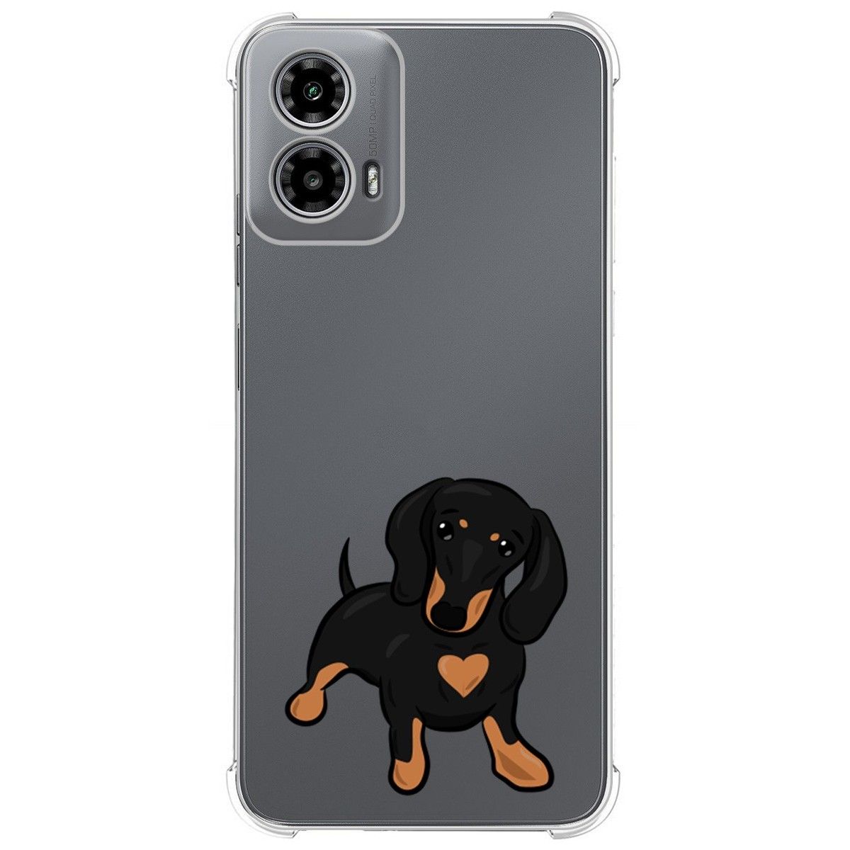 Funda Silicona Antigolpes para Motorola Moto G34 5G diseño Perros 04 Dibujos