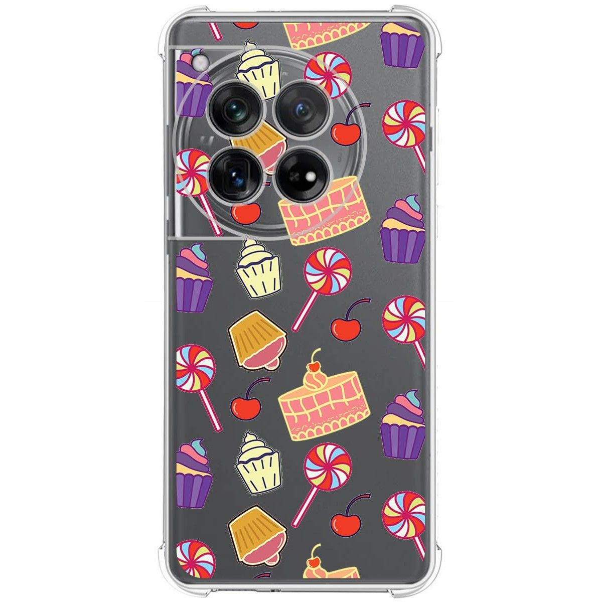 Funda Silicona Antigolpes para Oneplus 12 5G diseño Dulces 01 Dibujos