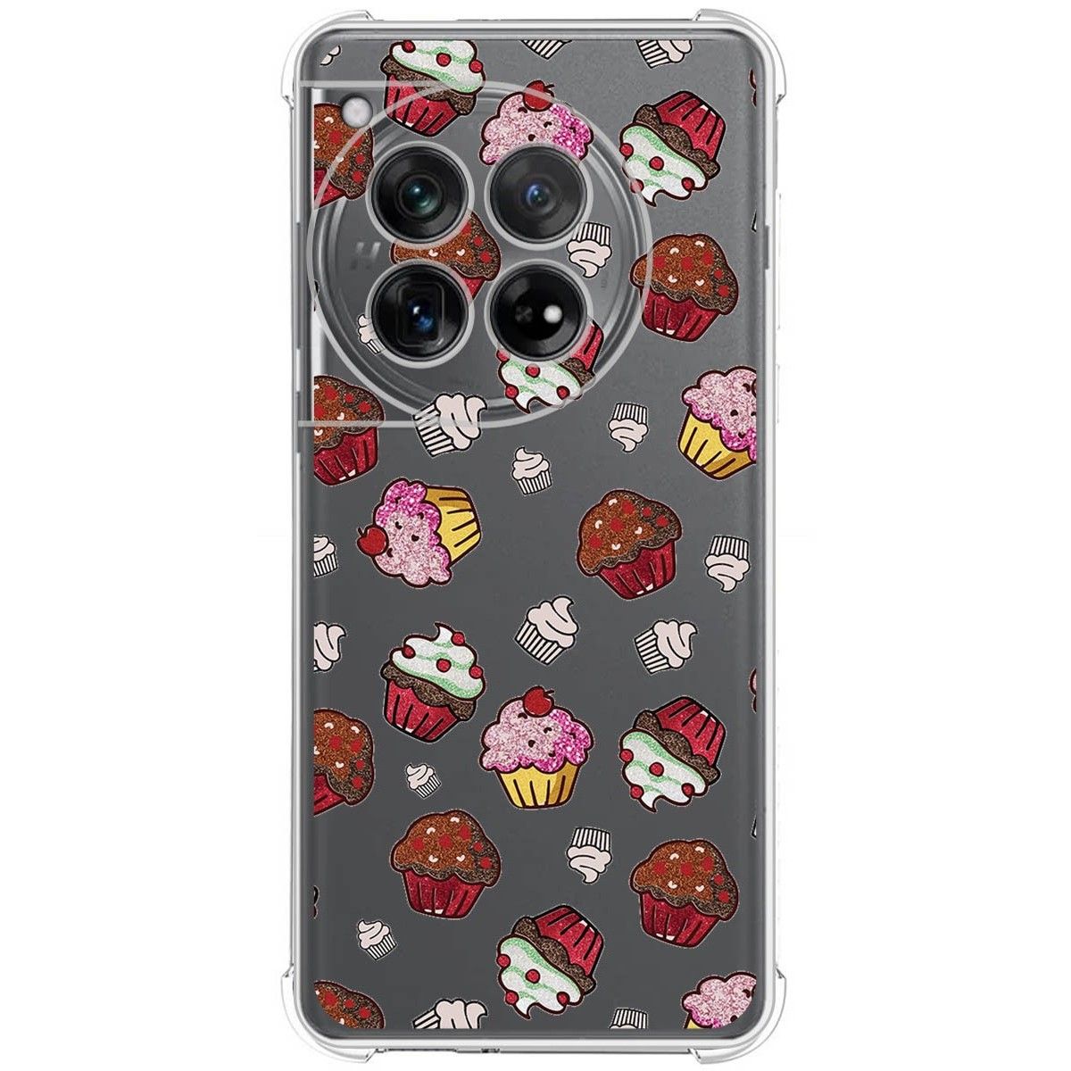 Funda Silicona Antigolpes para Oneplus 12 5G diseño Muffins Dibujos