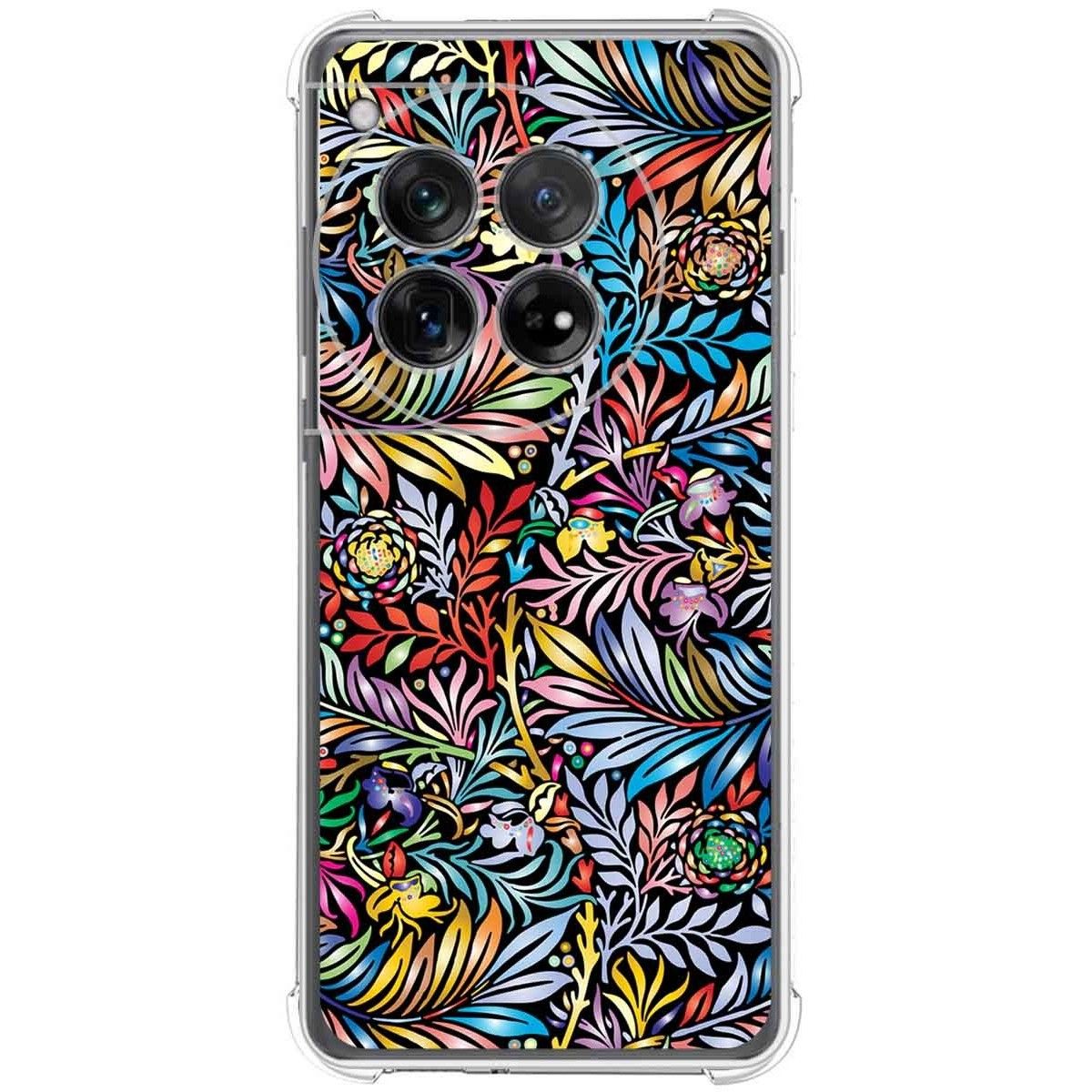 Funda Silicona Antigolpes para Oneplus 12 5G diseño Flores 04 Dibujos