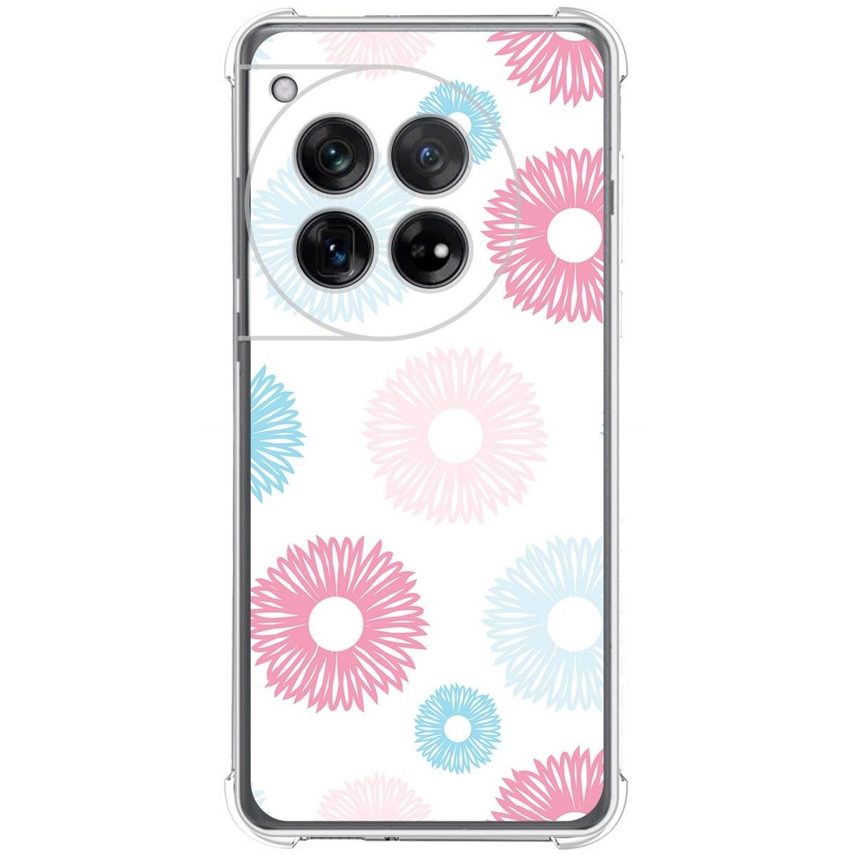 Funda Silicona Antigolpes para Oneplus 12 5G diseño Flores 06 Dibujos
